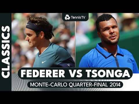 Roger Federer vs Jo-Wilfried Tsonga ENTERTAINING Clash | Monte-Carlo 2014 Highlights