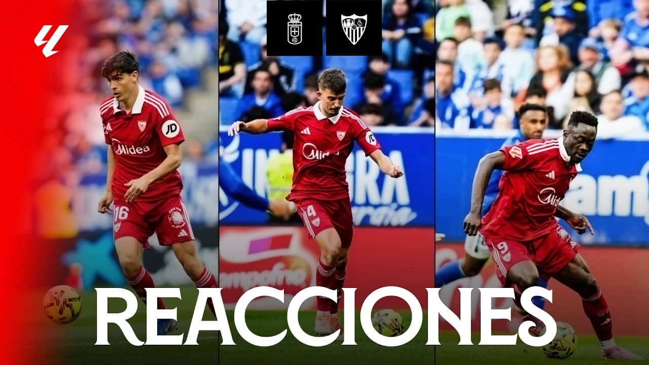 Las reacciones de los protagonistas tras la derrota ante el Real Oviedo