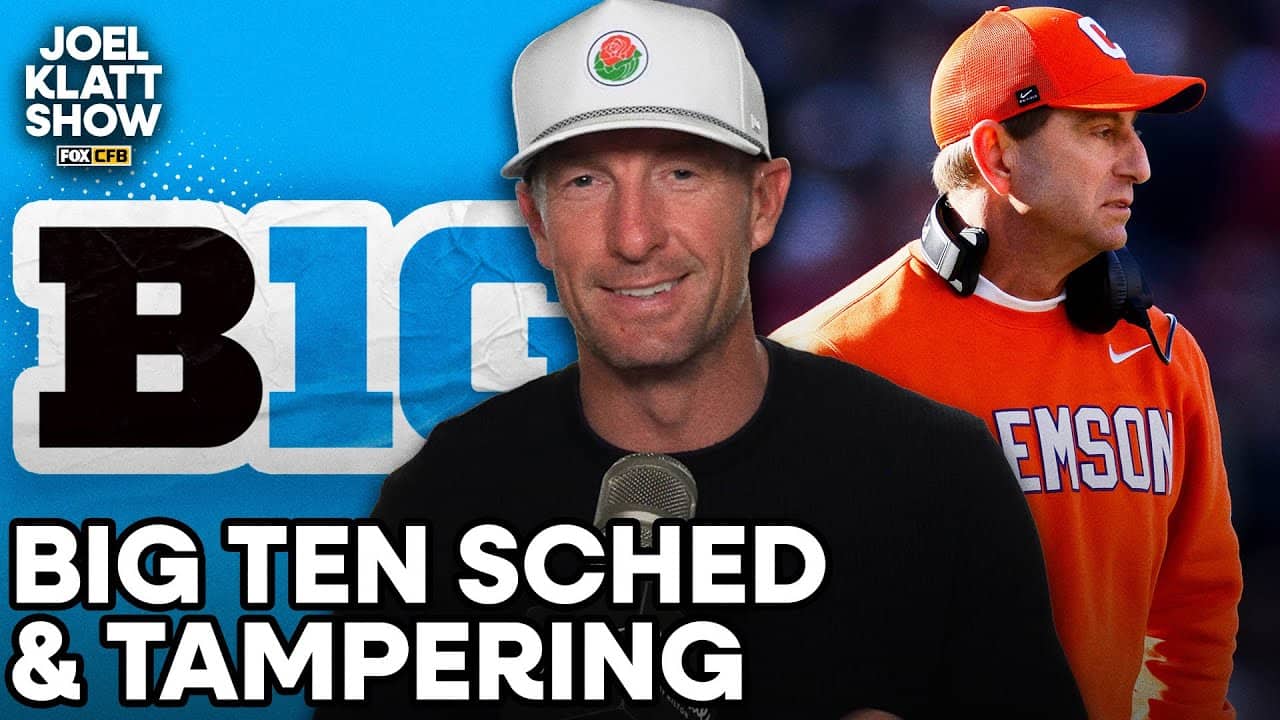 Top 5 Games that will decide the Big Ten, Schedule Lottery Winners & Losers + Dabo vs Tampering