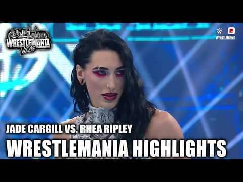 Jade Cargill vs. Rhea Ripley | WrestleMania 42 Highlights | WWE on ESPN