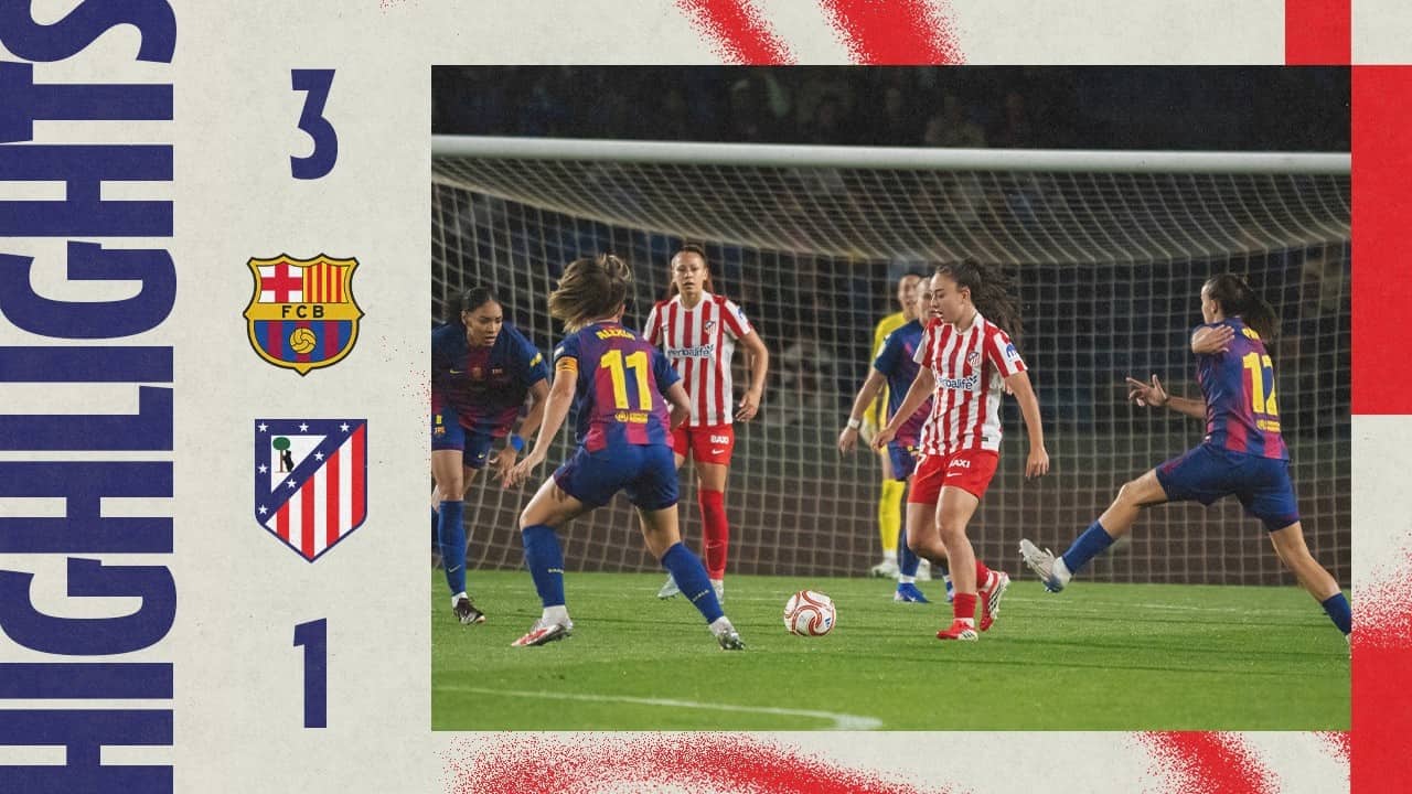 FC Barcelona 3-1 Atlético de Madrid Femenino | ⚽ Bøe Risa | HIGHLIGHTS, 2025/26 Queen's Cup Final
