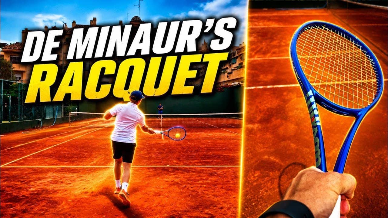 I tried Alex De Minaur's racquet