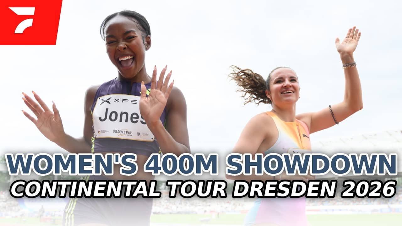 Rayniah Jones Breaks Her Own 100mH Meet Record! | Continental Tour Dresden 2026