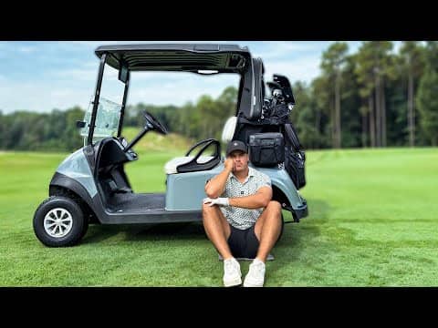 Playing 18 holes of golf 