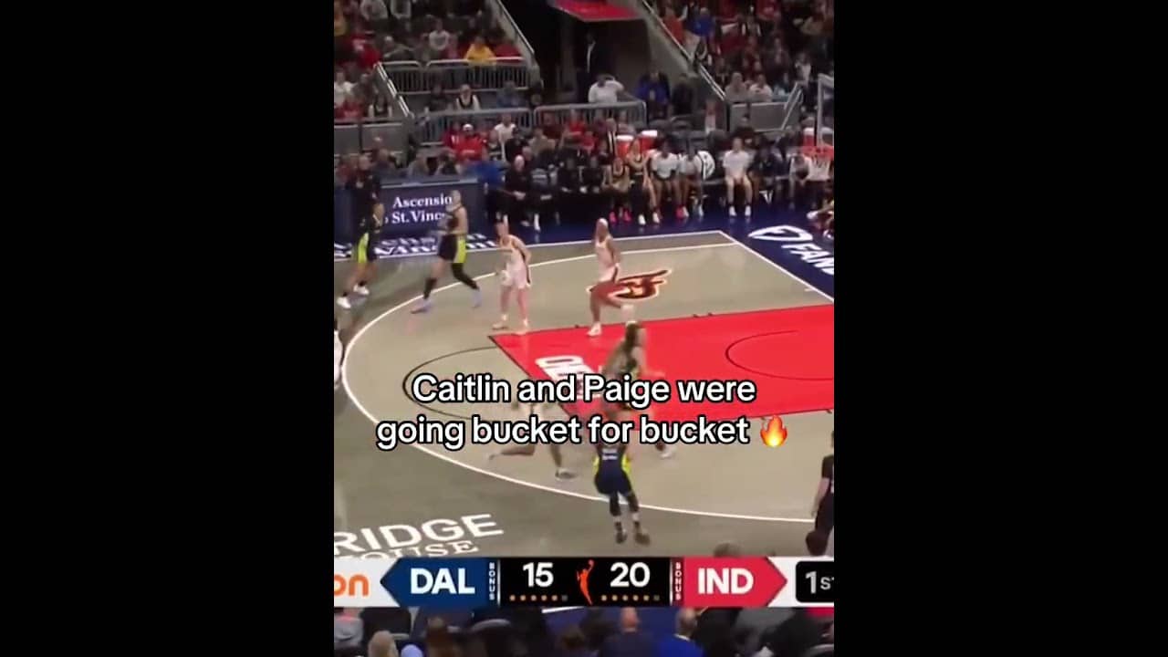 Caitlin Clark & Paige Bueckers were getting buckets in preseason 😤