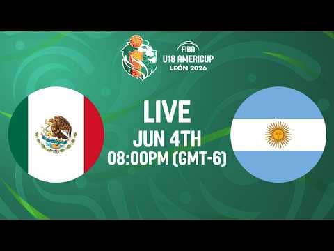 LIVE - Mexico v Argentina | FIBA U18 AmeriCup 2026