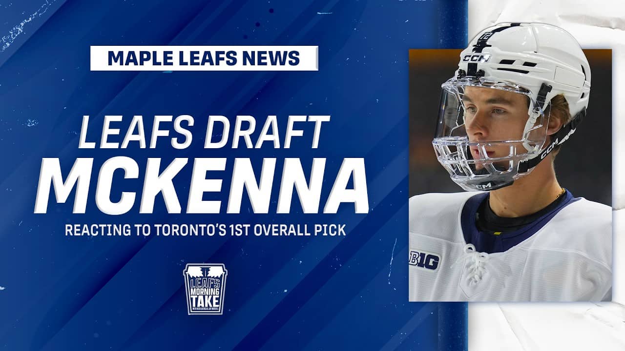 Gavin McKenna Is a MAPLE LEAF! | Leafs First Overall Pick Reaction