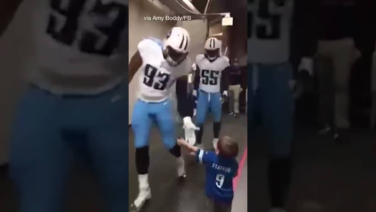 This interaction will never get old 🥹 #nfl #titans #wholesome