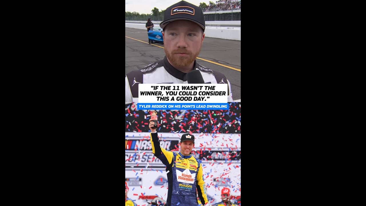 Despite a 2nd place finish, Tyler Reddick knows more needs to be done. #NASCARonPrime