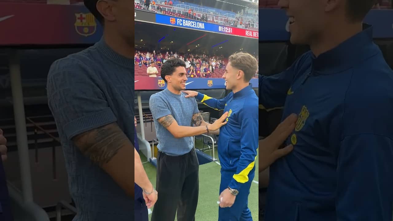 Welcome back, Marc 👋 #shorts #fcbarcelona