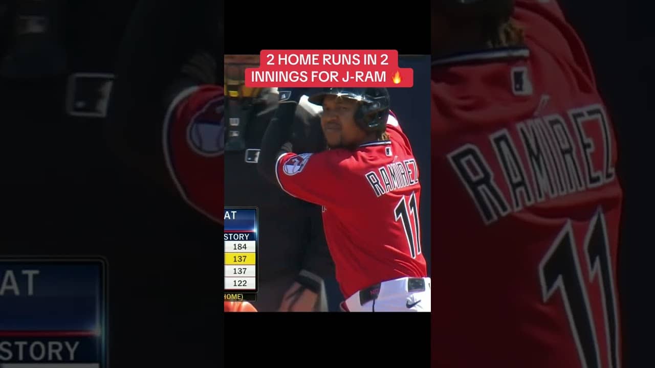 Jose Ramirez is locked in 🔒