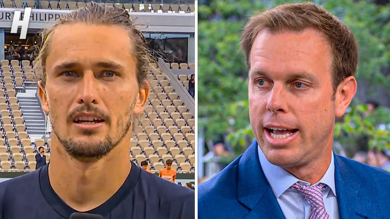 Zverev ROASTS Sam Querrey on TNT after Winning 2026 Roland Garros Final 😂