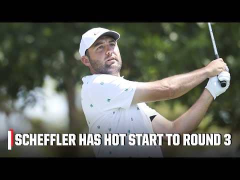 Scottie Scheffler shoots a 31 on the front 9 in Round 3 | 2026 Masters