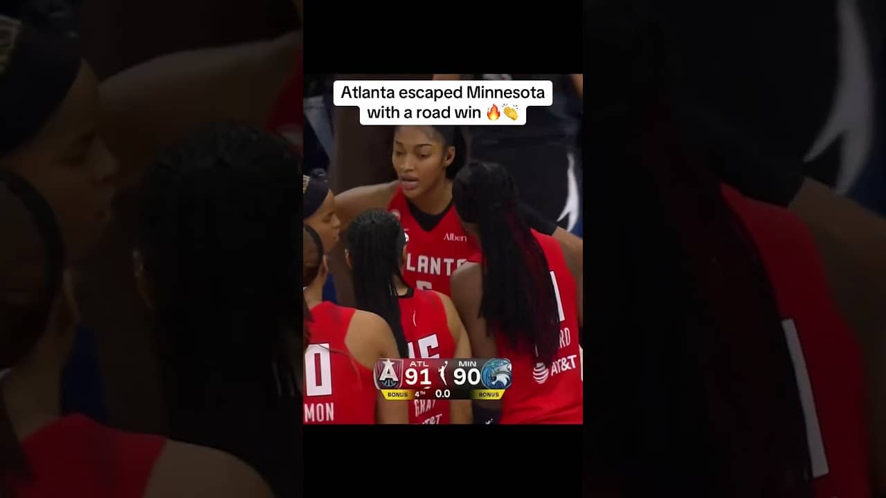 The Atlanta Dream did not lead in the game until the final minute 🔥