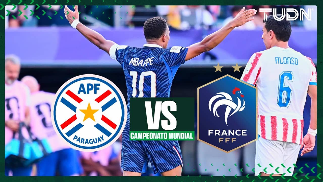 Francia derrota a Paraguay por la mínima y avanza a cuartos de final del Mundial 2026 | TUDN