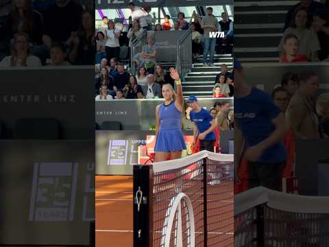 Into her sixth career singles final! 🌟 #WTA #WTALinz #MirraAndreeva #tennis
