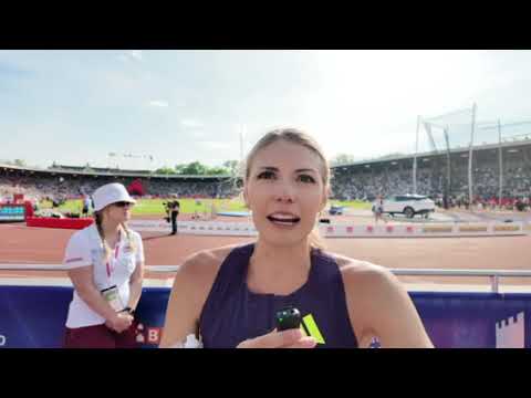 Gabbi Jennings Talks Race Tactics After 9:12 SB For 3rd In Stockholm Diamond League Steeplechase