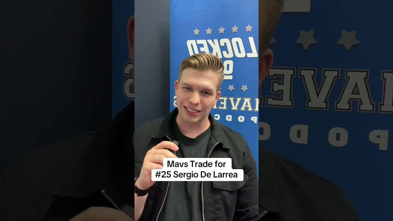 BREAKING: The Mavs trade for guard Sergio De Larrea from Spain in the 2026 NBA Draft