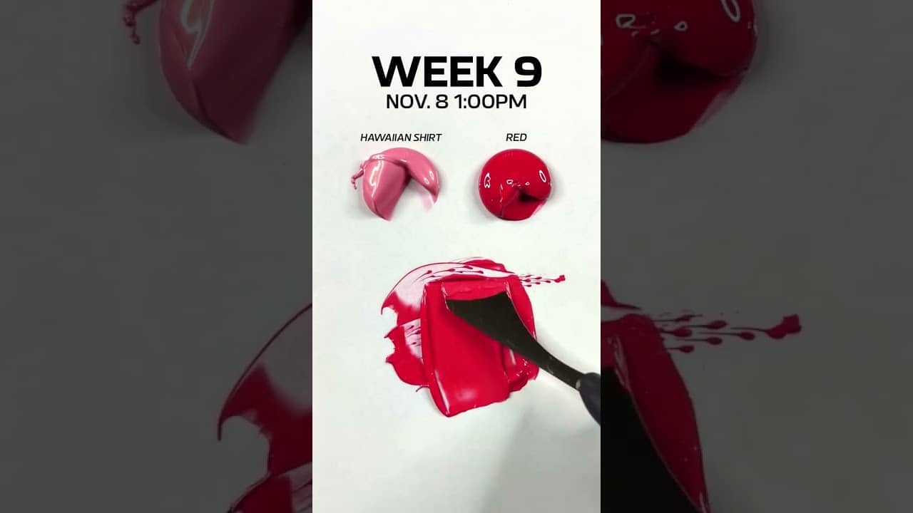 The Jets channeled Bob Ross for their schedule release 🎨 (via @jets/X)