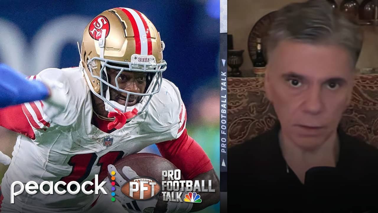 Brandon Aiyuk's behavior is not helping him get moved from 49ers | Pro Football Talk | NFL on NBC