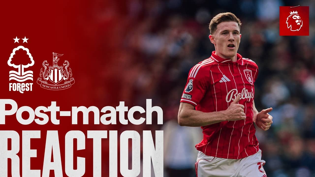 Elliot Anderson's Reaction | Nottingham Forest 1-1 Newcastle United | Premier League 🗣️