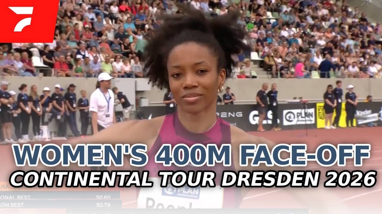 Paris Peoples Breaks 400m Meet Record in 50.93 | Continental Tour Dresden 2026