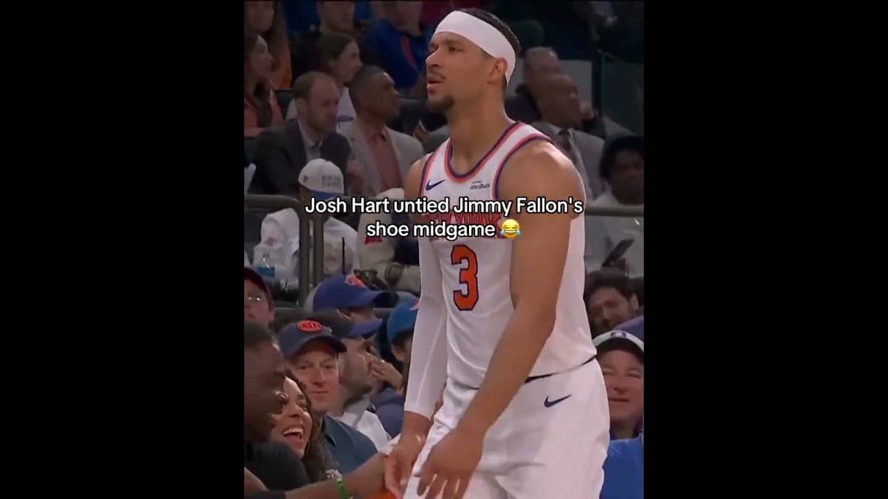 Josh Hart messing with Jimmy Fallon 😂