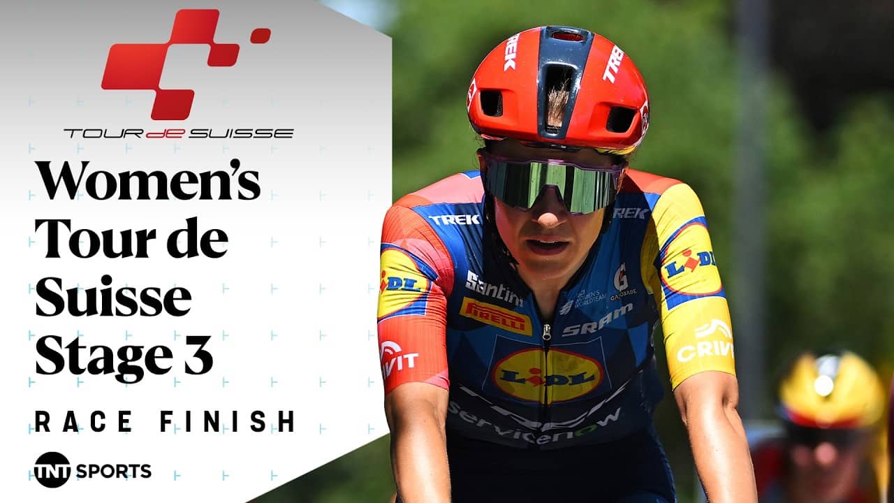 EXPLOSIVE SPRINT! 🙌 | 2026 Tour de Suisse Women Stage 3 Final KM's | TNT Sports Cycling
