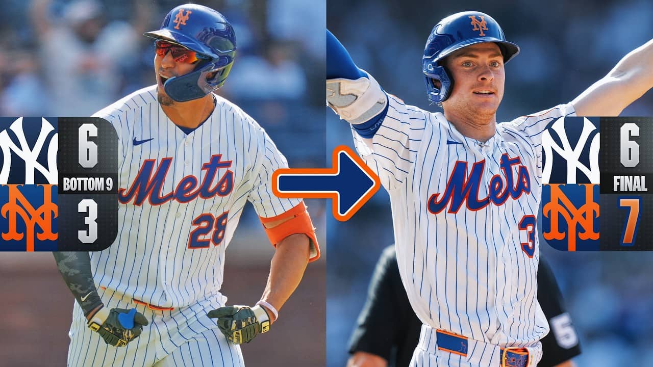 FULL METS COMEBACK: Tyrone Taylor's electric game-tying HR, Carson Benge's Subway Series walk-off 😲