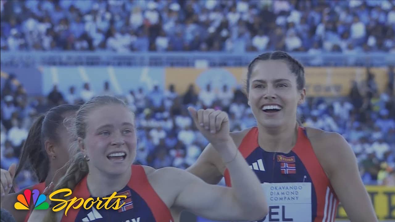 Norway comes out on top of women's 4x400 relay at World Athletics Relays | NBC Sports