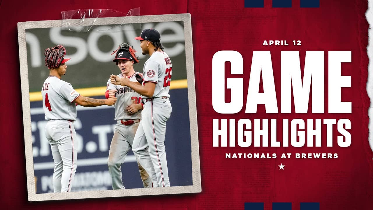 Nationals vs. Brewers Game Highlights (4/12/26) | MLB Highlights