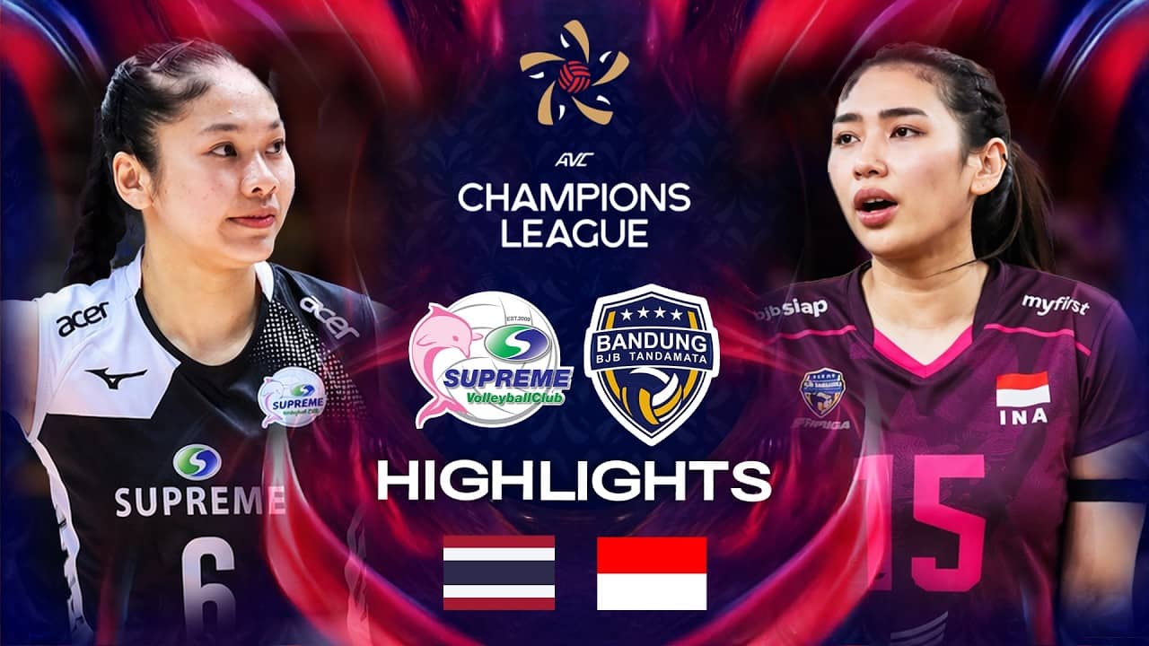 Supreme Chonburi VC 🇹🇭 vs. Bandung BJB 🇮🇩 - AVC Champions League 2026 | Highlights - Pool Play