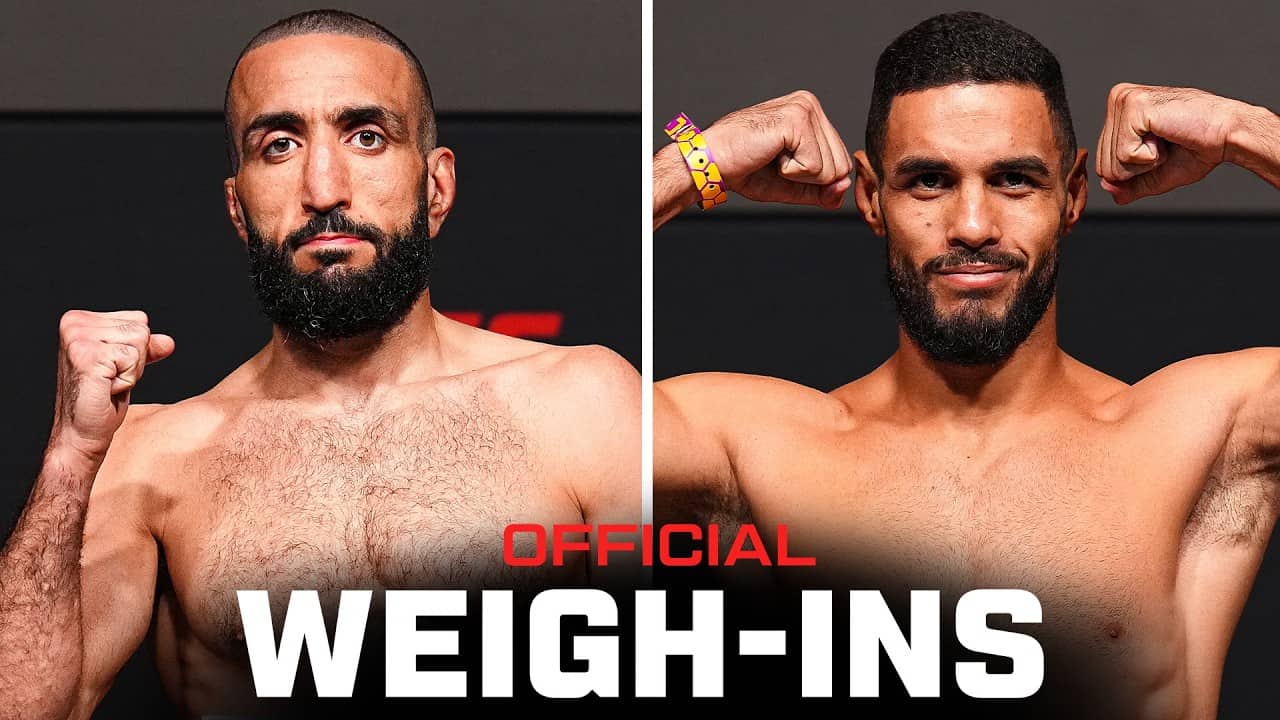 Muhammad vs Bonfim Weigh-Ins | UFC Vegas 118