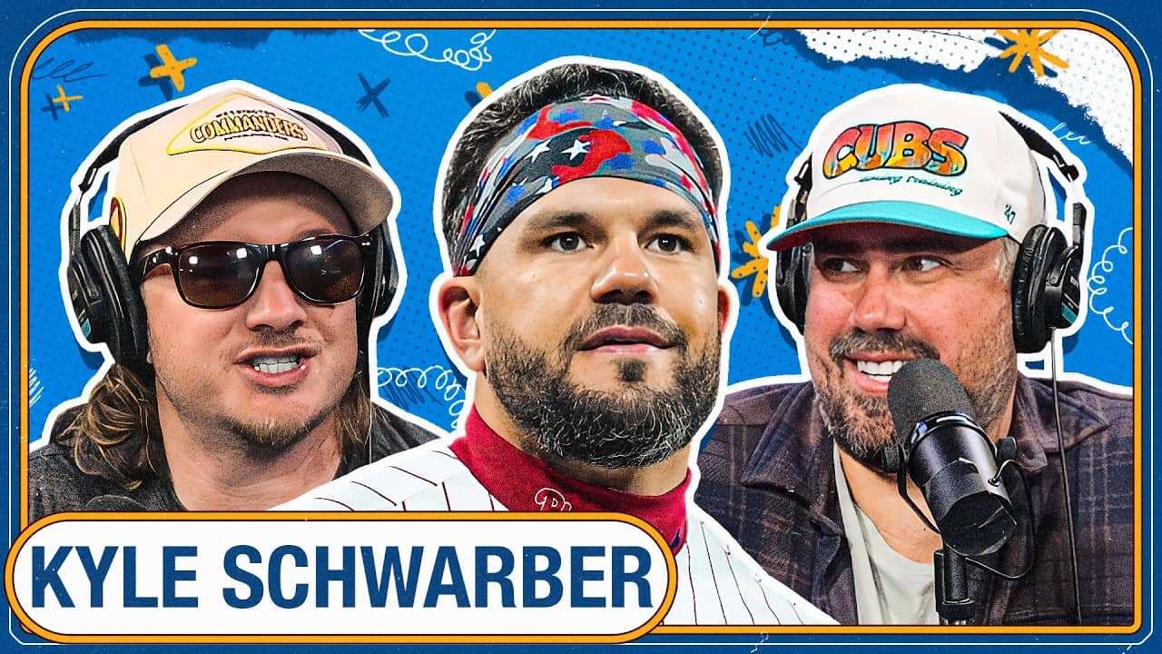 Kyle Schwarber In Studio, Ryan Whitney Calls In To Explain The Beer Chug  + Hot Seat/Cool Throne