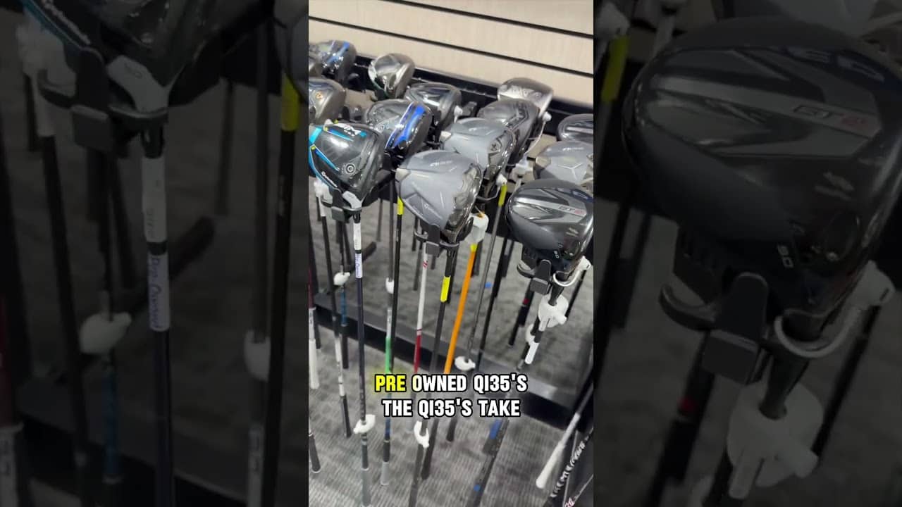 The used driver wall at Golf Galaxy tells you everything you need to know