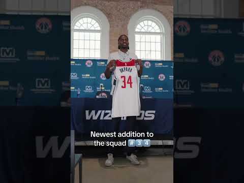 Felix's jersey number just dropped 🤝 #reveal #nba #washingtonwizards #shorts #basketball