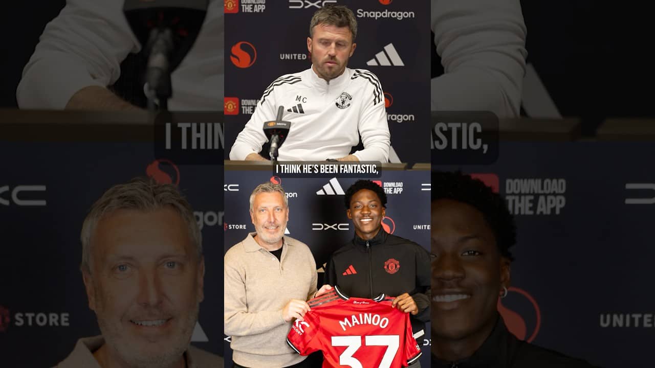 Carrick Is BUZZING For Mainoo ❤️🇾🇪