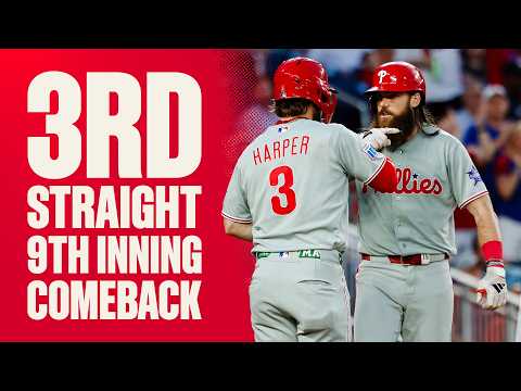 Bryce Harper HOMERS at Washington Nationals to Complete 3rd Consecutive 9th Inning Comeback!