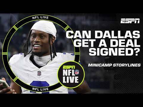 NFL minicamp storylines: George Pickens reports, can Cowboys get a deal done? | NFL Live