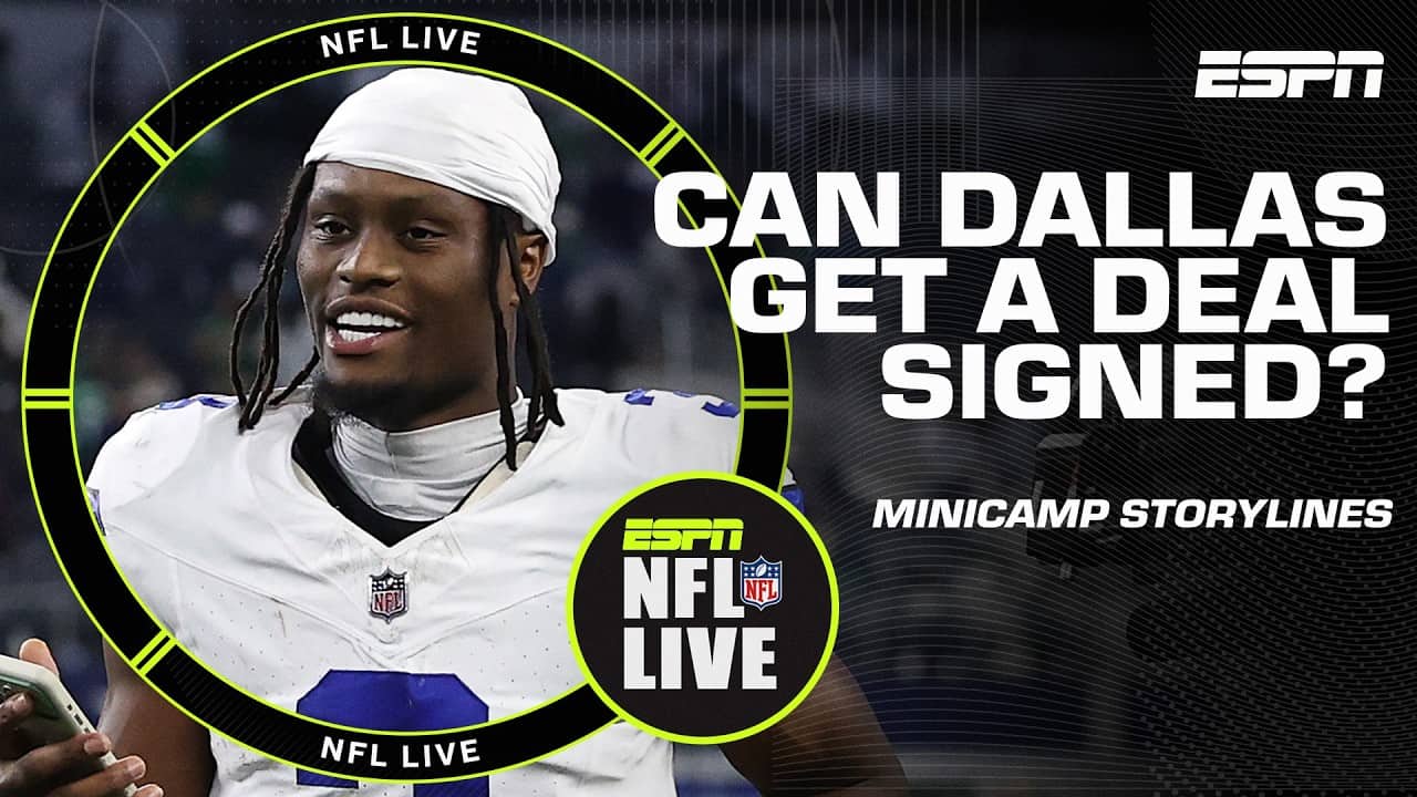 NFL minicamp storylines: George Pickens reports, can Cowboys get a deal done? | NFL Live
