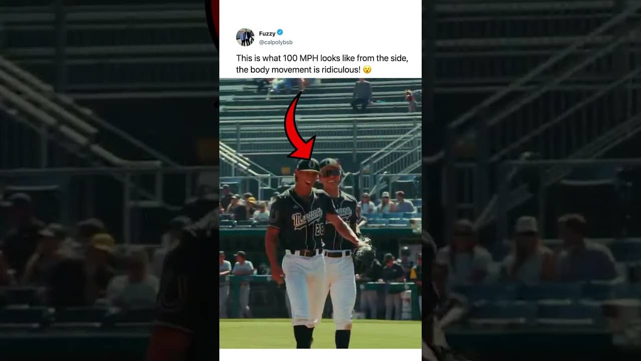 what throwing 100 MPH looks like 😲
