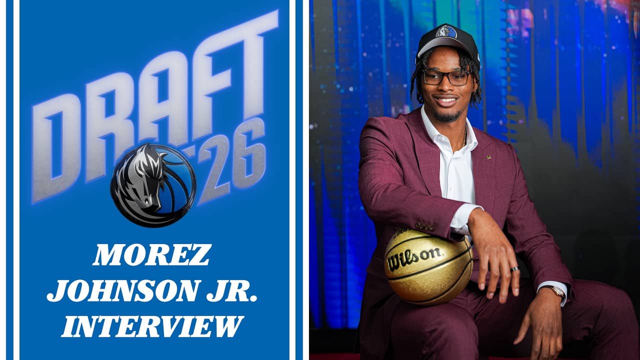 Morez Johnson Jr. Interview | Dallas Mavericks 2026 Draft | 6/23/26