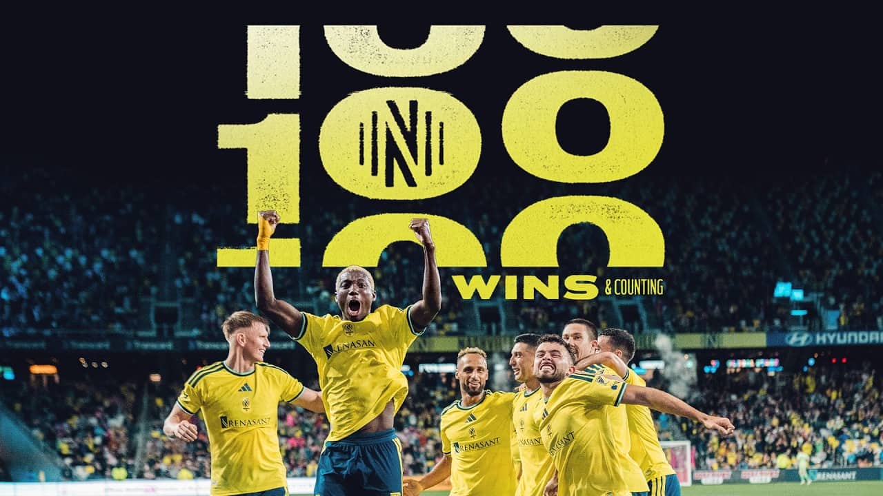 Club History Made: 100 wins in 100 seconds | Nashville SC