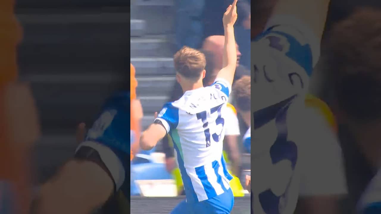 Hinshelwood stuns Wolves within 35 SECONDS! 💥👏 #brightonandhovealbion #premierleague
