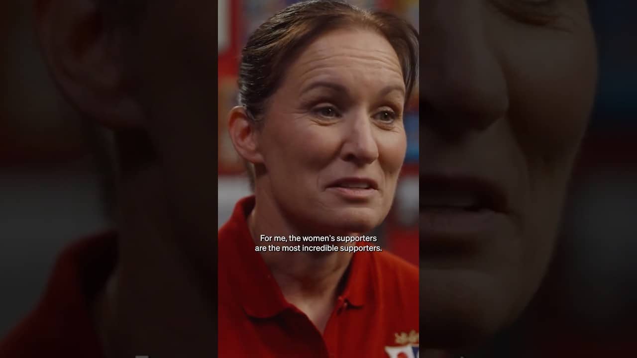 Lions Women's Head Coach Jo Yapp on women's rugby supporters ❤️