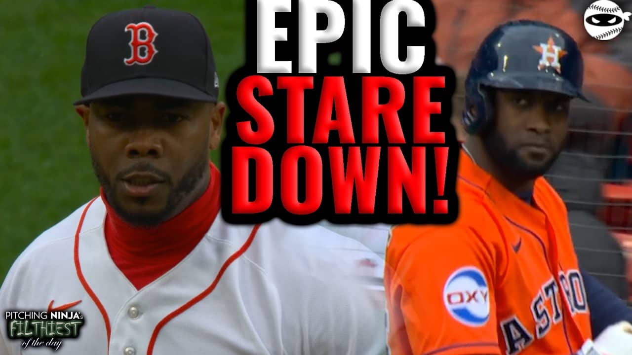 Aroldis Chapman's Torches and Stares Down of Yordan Alvarez