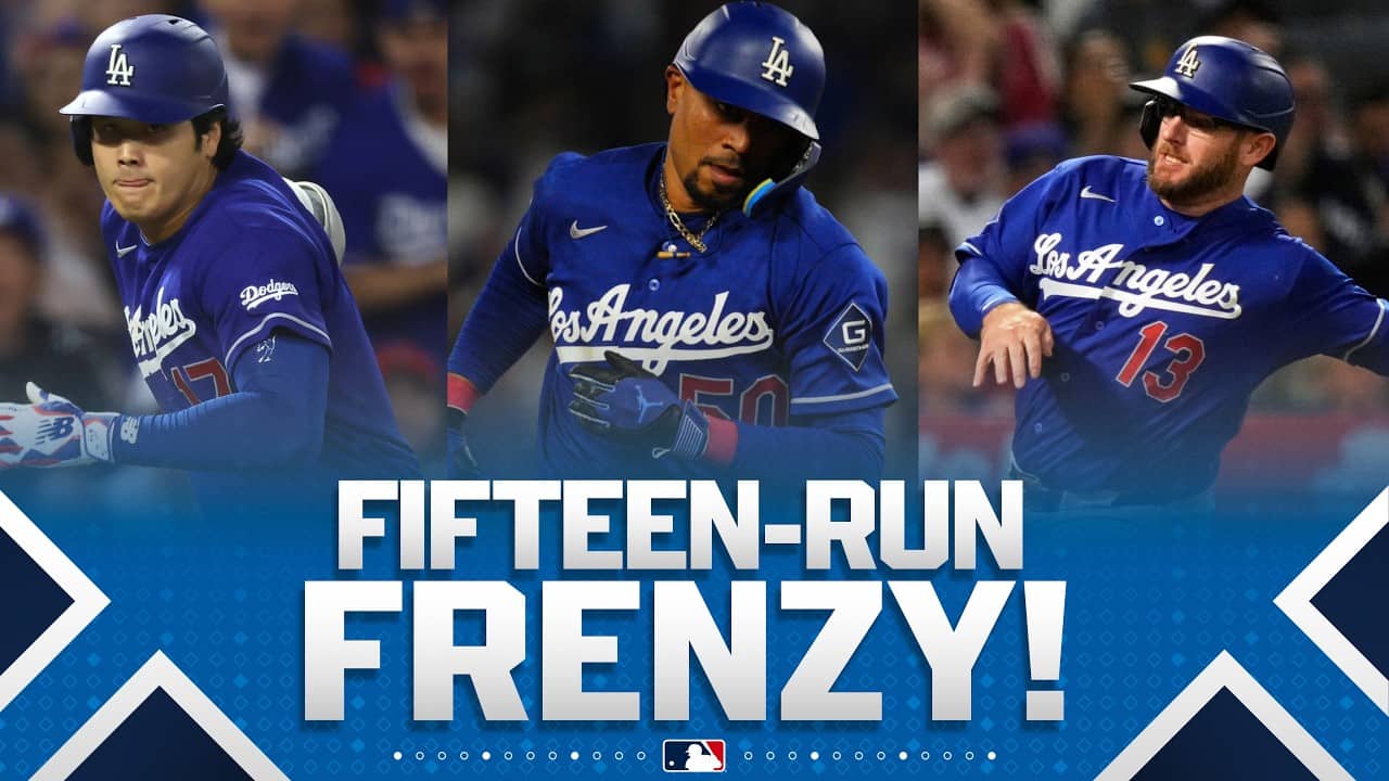 Dodgers score 15 RUNS during the Freeway Series! 🤯🔥 (Ft. Ohtani, Betts, and more!)