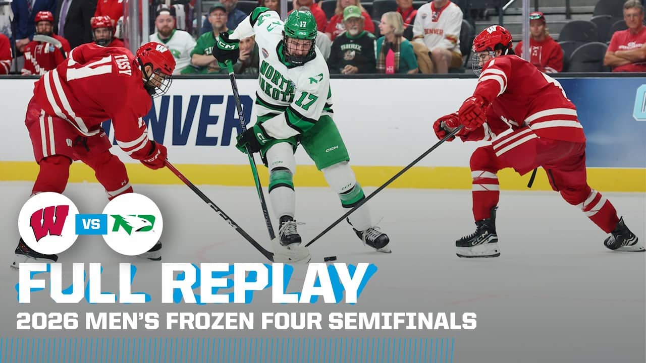 Wisconsin vs. North Dakota: 2026 NCAA men's hockey Frozen Four semifinals | FULL REPLAY