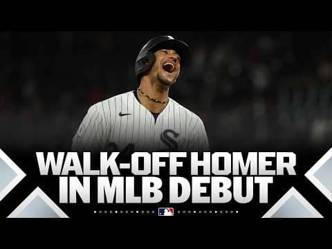 Braden Montgomery crushes a WALK-OFF HOME RUN in his MLB DEBUT for the Chicago White Sox! 🤯