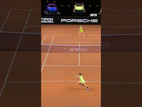 Tamara Korpatsch is here, she’s there, she’s everywhere 😯 #wta #tennis #hotshot